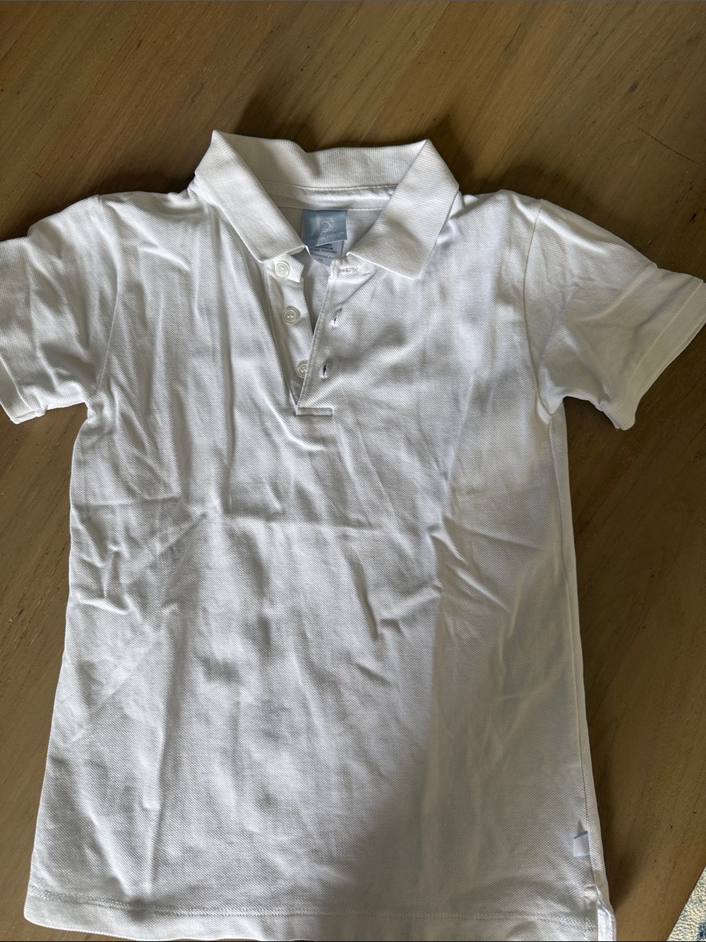 bella bliss White Polo Shirt - Short Sleeve Kids